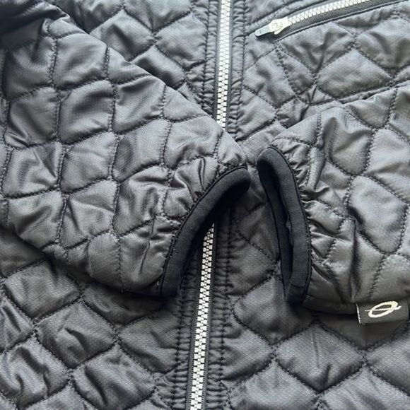 Obermeyer Black Quilted Jacket Womens Size 6 Weather Resistant - Picture 5 of 12